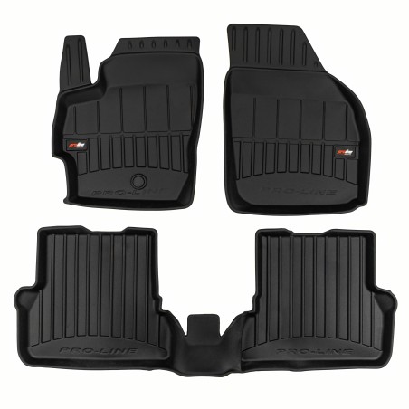 Tappetini compatibili con Mazda 3 I 2003-2010, su misura in Gomma TPE