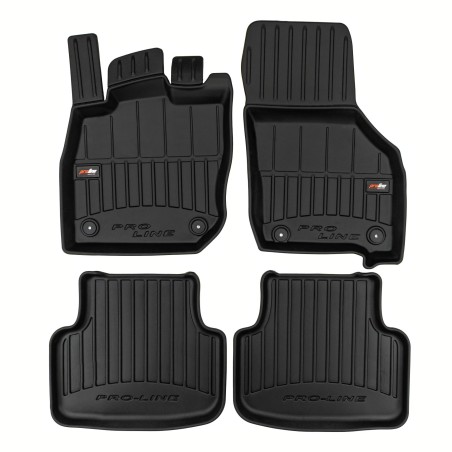 Tappetini compatibili con Skoda Octavia IV Mild Hybrid dal 2019 in poi, su misura in Gomma TPE