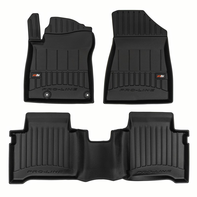 Tappetini compatibili con Kia Niro II Hybrid dal 2022 in poi, su misura in Gomma TPE