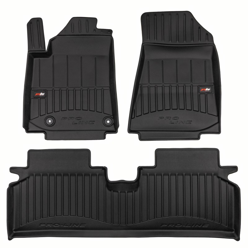 Tappetini compatibili con Kia Niro II Elettrica dal 2022 in poi, su misura in Gomma TPE