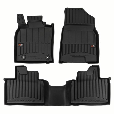 Tappetini compatibili con Toyota Camry IX dal 2024 in poi, su misura in Gomma TPE