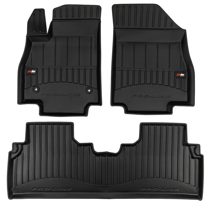 Tappetini compatibili con Kia EV3 dal 2024 in poi, su misura in Gomma TPE