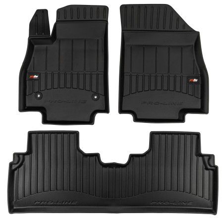 Tappetini compatibili con Kia EV3 dal 2024 in poi, su misura in Gomma TPE