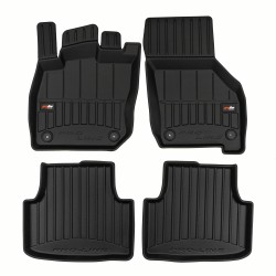 Tappetini compatibili con Volkswagen Golf VIII Mild Hybrid dal 2019 in poi, su misura in Gomma TPE