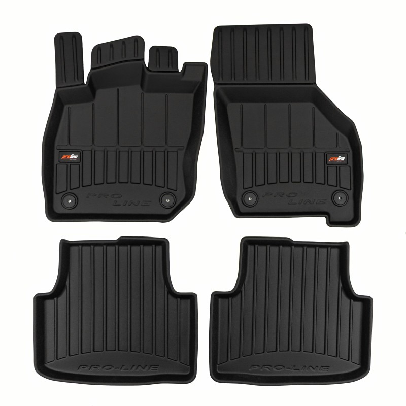 Tappetini compatibili con Volkswagen Golf VIII Mild Hybrid dal 2019 in poi, su misura in Gomma TPE