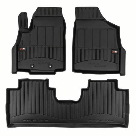 Tappetini compatibili con Forthing T5 dal 2024 in poi, su misura in Gomma TPE