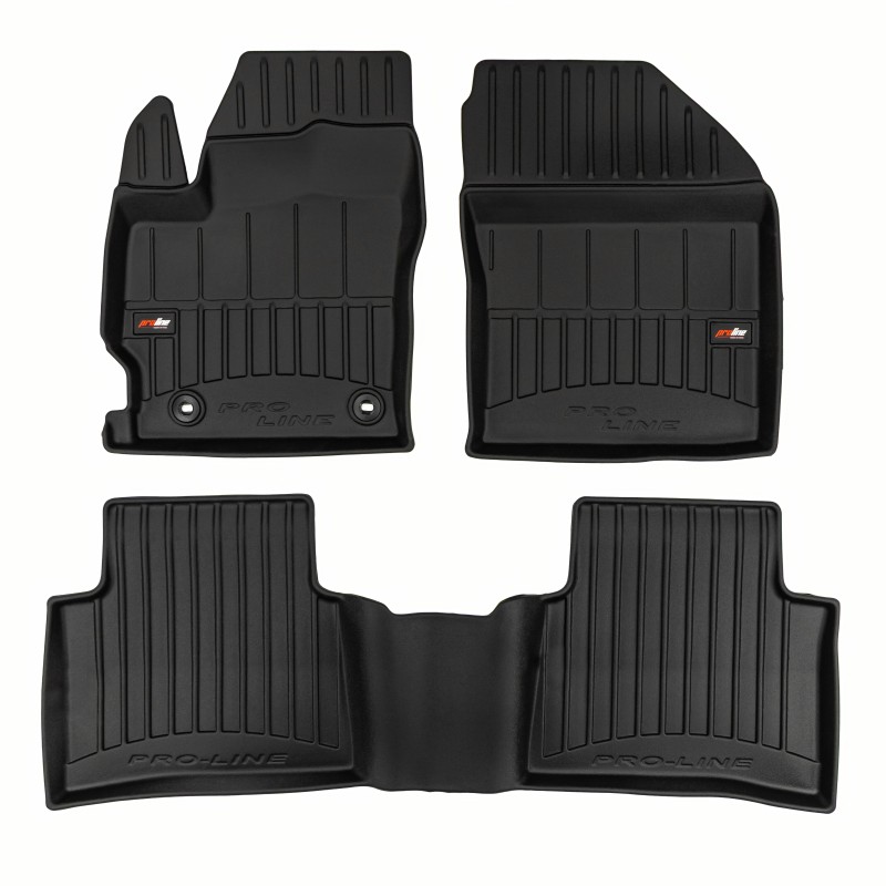 Tappetini compatibili con Toyota Corolla XII Hybrid dal 2018 in poi, su misura in Gomma TPE