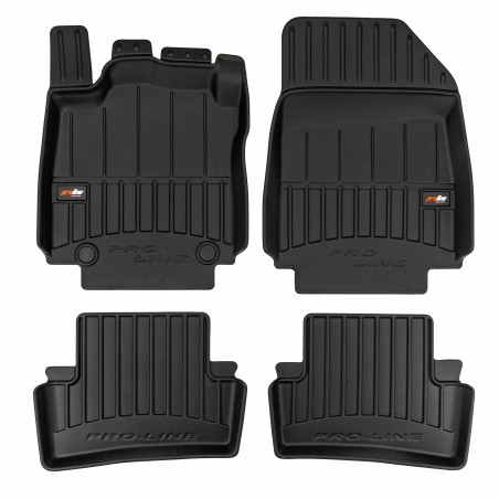 Tappetini compatibili con Renault Clio IV 2012-2020, su misura in Gomma TPE