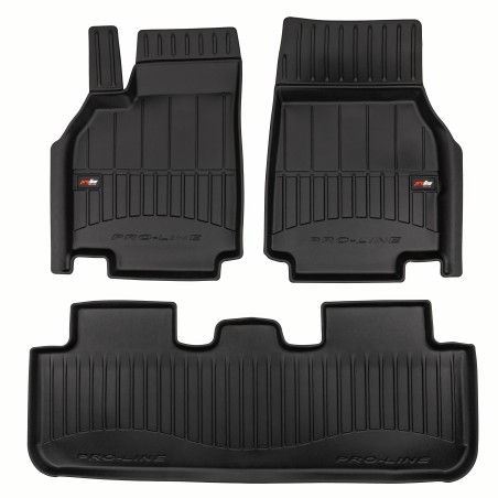 Tappetini compatibili con Tesla Model Y dal 2025 in poi, su misura in Gomma TPE