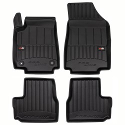 Tappetini compatibili con Citroën C3 IV dal 2024 in poi, su misura in Gomma TPE