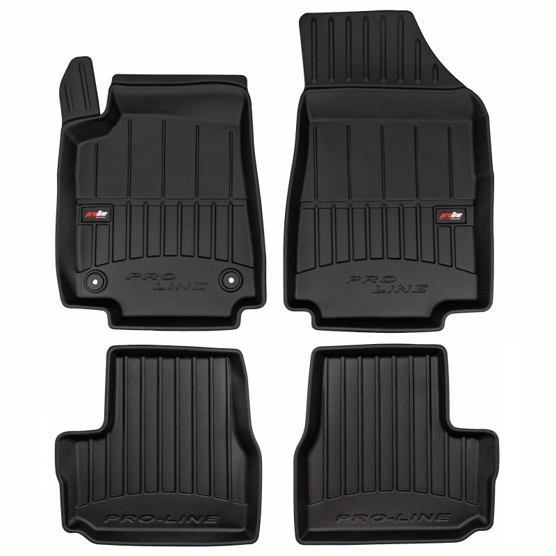 Tappetini compatibili con Citroën C3 IV dal 2024 in poi, su misura in Gomma TPE