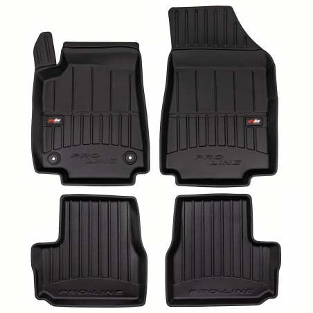 Tappetini compatibili con Citroën C3 IV dal 2024 in poi, su misura in Gomma TPE