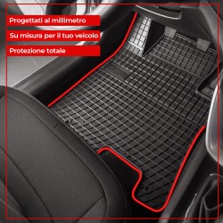 Tappetini compatibili con Mercedes-Benz Classe C S206 dal 2021 in poi, su misura in Gomma