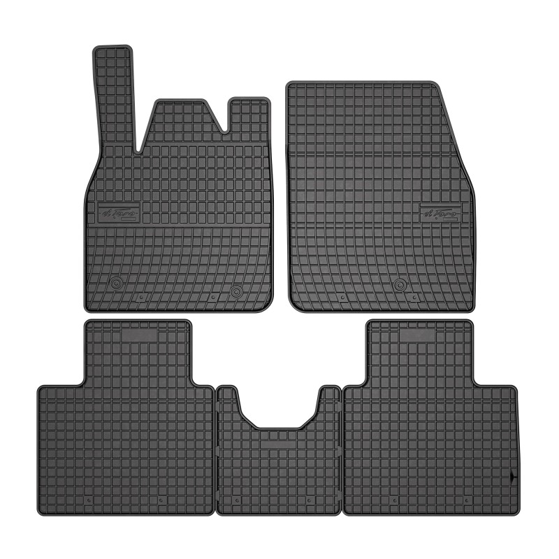 Tappetini compatibili con Ford Mustang Mach-E dal 2020 in poi, su misura in Gomma