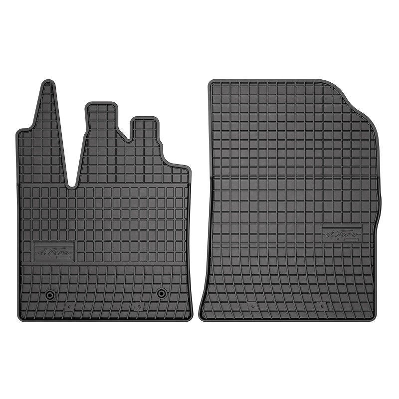 Tappetini compatibili con Renault Express II dal 2021 in poi, su misura in Gomma