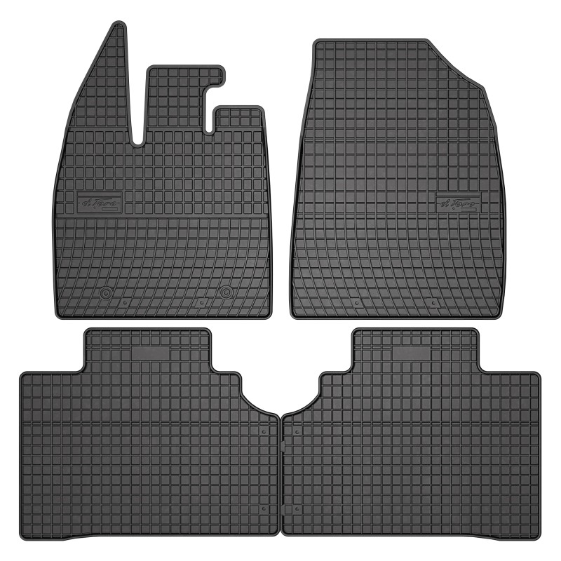 Tappetini compatibili con BYD Dolphin dal 2021 in poi, su misura in Gomma