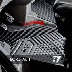 Tappetini compatibili con Citroën SpaceTourer dal 2016 in poi, su misura in Gomma TPE