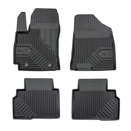 Tappetini compatibili con Hyundai Kona II dal 2022 in poi, su misura in Gomma TPE