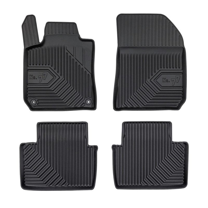 Tappetini compatibili con Peugeot 308 II 2013-2021, su misura in Gomma TPE