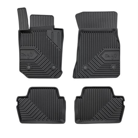 Tappetini compatibili con BMW Serie 2 G42 dal 2021 in poi, su misura in Gomma TPE