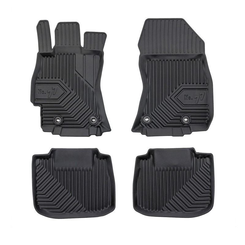 Tappetini compatibili con Subaru Outback V 2014-2019, su misura in Gomma TPE