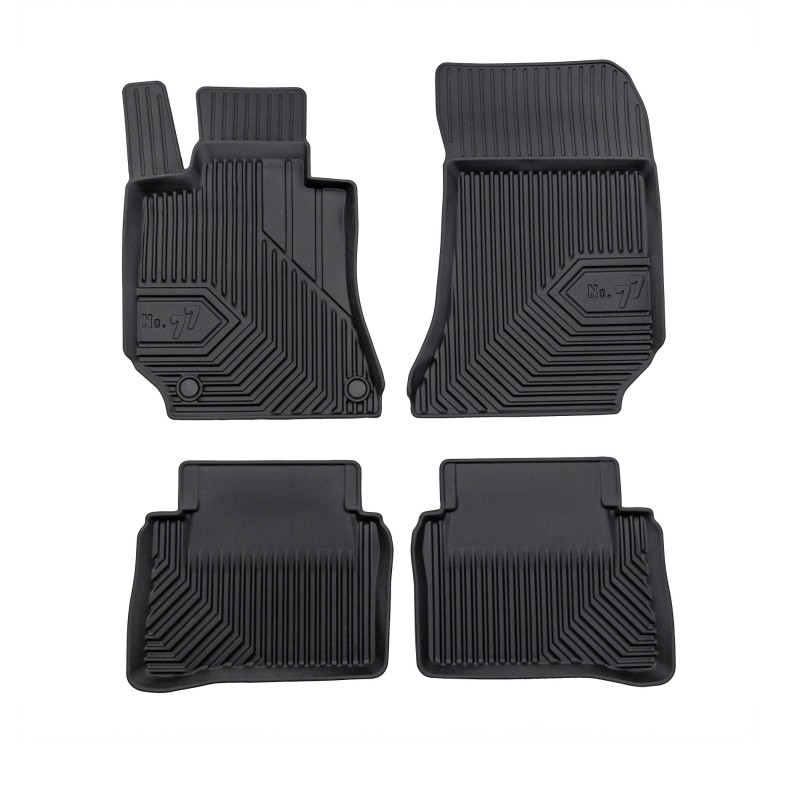 Tappetini compatibili con Mercedes-Benz Classe E W212 2009-2016, su misura in Gomma TPE