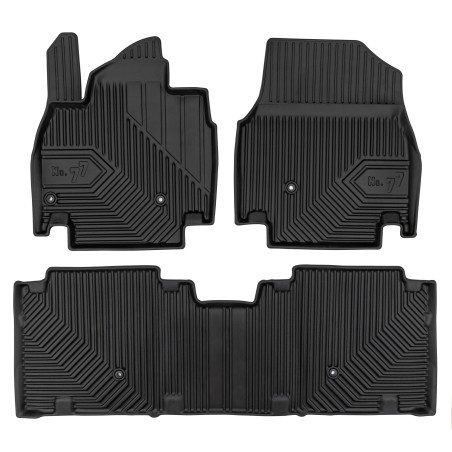 Tappetini compatibili con Kia EV9 dal 2023 in poi, su misura in Gomma TPE