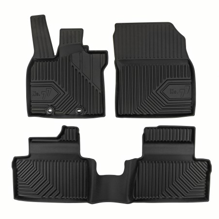 Tappetini compatibili con Lexus LBX dal 2023 in poi, su misura in Gomma TPE