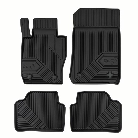 Tappetini compatibili con BMW Serie 3 E90 2004-2012, su misura in Gomma TPE