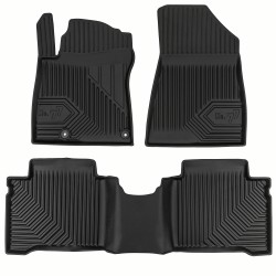 Tappetini compatibili con Kia Niro II Hybrid dal 2022 in poi, su misura in Gomma TPE
