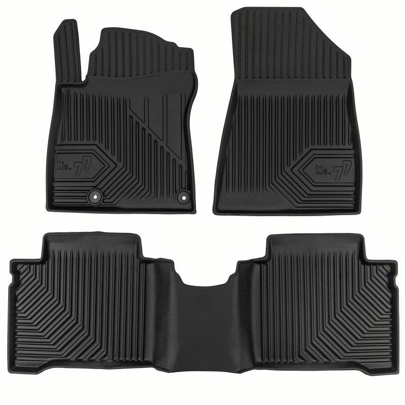 Tappetini compatibili con Kia Niro II Hybrid dal 2022 in poi, su misura in Gomma TPE