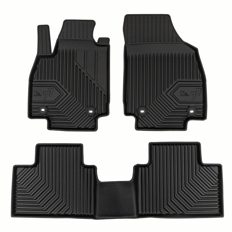 Tappetini compatibili con MG ZS II Hybrid+ dal 2024 in poi, su misura in Gomma TPE