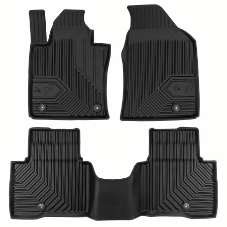 Tappetini compatibili con KGM Actyon dal 2024 in poi, su misura in Gomma TPE