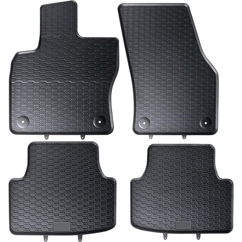 Tappetini compatibili con Audi Q3 II dal 2018 in poi, su misura in Gomma TPE