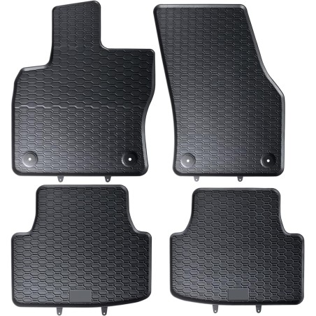 Tappetini compatibili con Audi Q3 II dal 2018 in poi, su misura in Gomma TPE