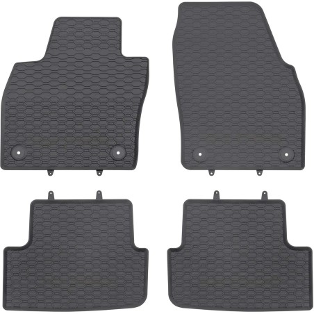 Tappetini compatibili con Volkswagen T-Cross dal 2018 in poi, su misura in Gomma TPE