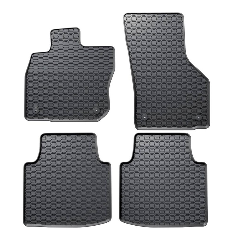 Tappetini compatibili con Skoda Superb IV dal 2023 in poi, su misura in Gomma TPE