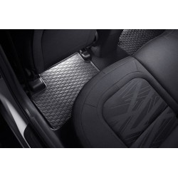 Tappetini compatibili con Renault Twingo III Elettrica 2020-2024, su misura in Gomma TPE