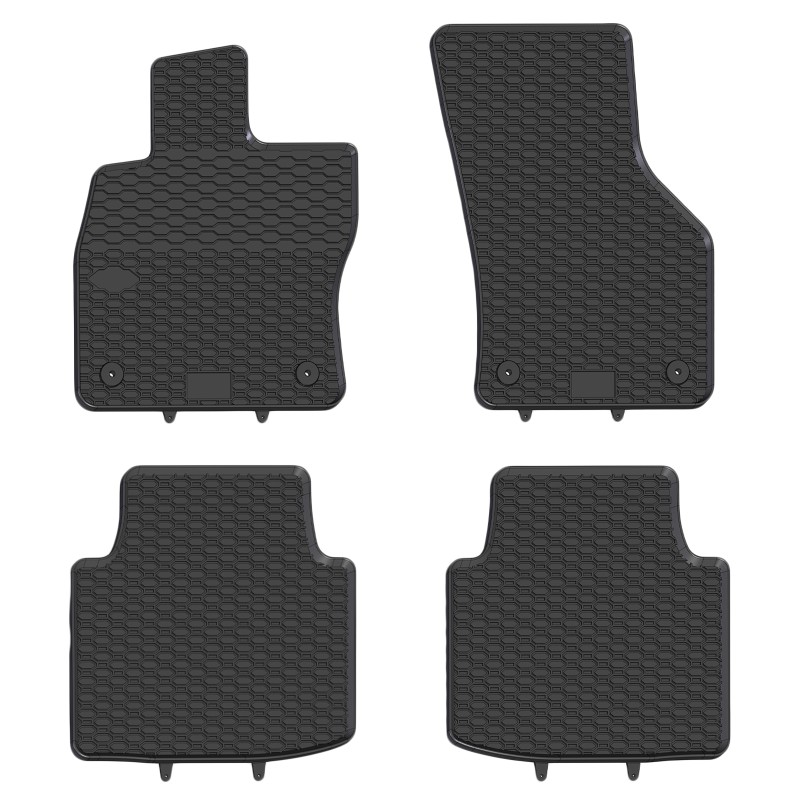 Tappetini compatibili con Volkswagen Arteon dal 2017 in poi, su misura in Gomma TPE