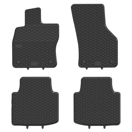 Tappetini compatibili con Volkswagen Arteon dal 2017 in poi, su misura in Gomma TPE