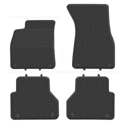 Tappetini compatibili con Audi A7 Sportback II dal 2018 in poi, su misura in Gomma TPE