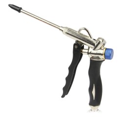 Pistola per Soffiaggio ad Aria Compressa 3 Ugelli Flusso Regolabile
