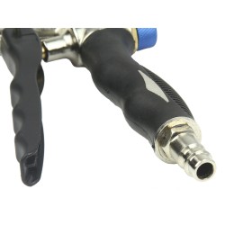 Pistola per Soffiaggio ad Aria Compressa 3 Ugelli Flusso Regolabile