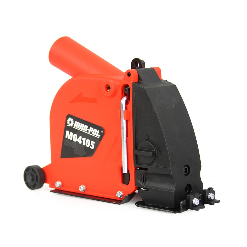 Coperchio antipolvere per smerigliatrici angolari 115125 mm con attacco aspirazione e accesso angoli