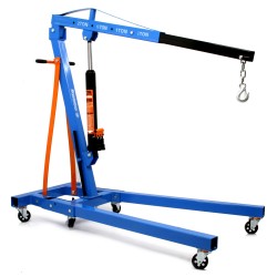 Gru da Officina 2 Ton Pieghevole  Solleva Motori e Macchinari in Sicurezza