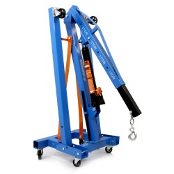 Gru da Officina 2 Ton Pieghevole  Solleva Motori e Macchinari in Sicurezza