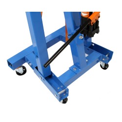 Gru da Officina 2 Ton Pieghevole  Solleva Motori e Macchinari in Sicurezza