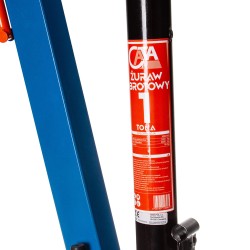 Gru girevole 1T  Braccio regolabile e rotazione 360°