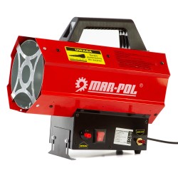 Riscaldatore a Gas 30 kW con Tubo e Riduttore  Calore Potente e Immediato