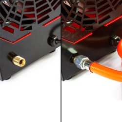 Riscaldatore a Gas 30 kW con Tubo e Riduttore  Calore Potente e Immediato